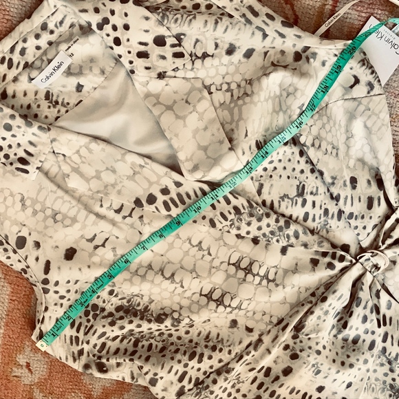 Calvin Klein faux wrap dress, NWT - Picture 4 of 8